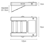 Uppblåsbar stege för hundar - Dogup